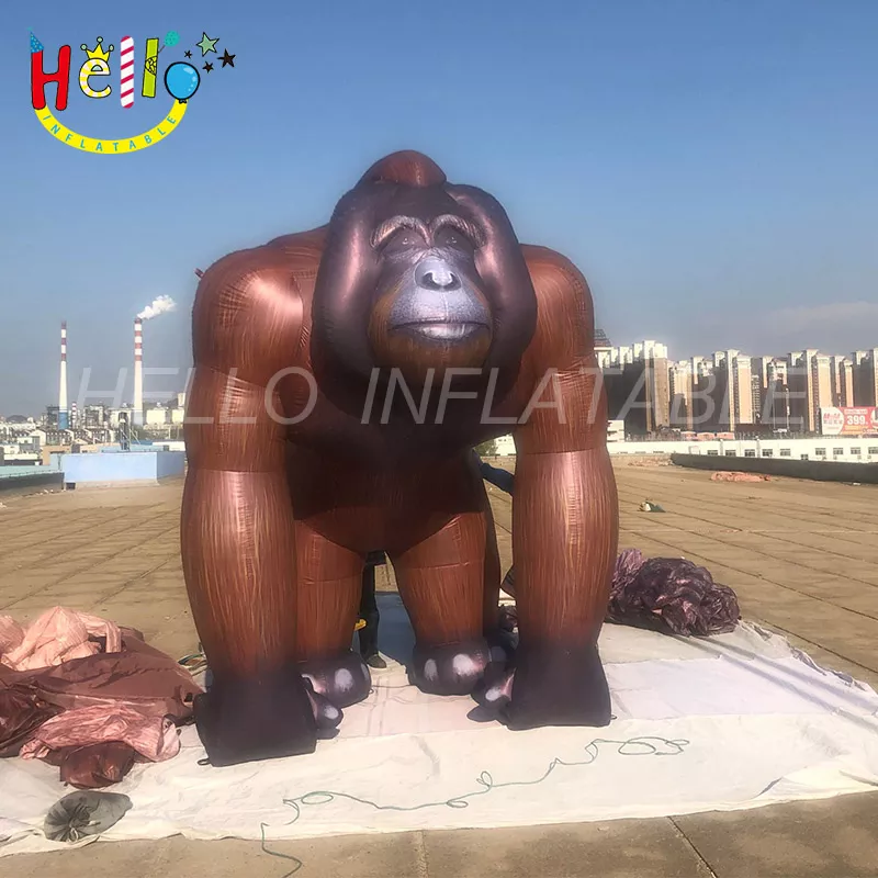 Airtight Wholesale Price Inflatable Model Balloon Custom Huge Inflatable Gorilla Balloon插图