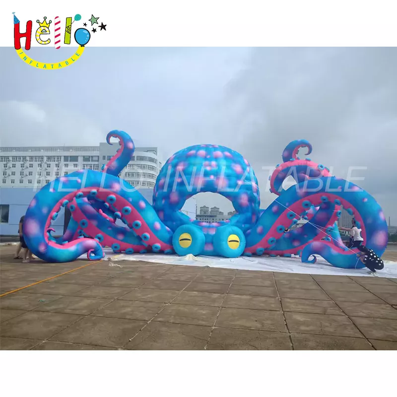 best price inflatable octopus for party music festival stage cover inflatable octopus props inflatable DJ booth
