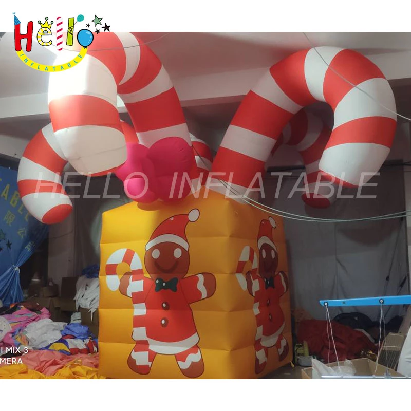 The New Design Christmas inflatable decoration Inflatable Christmas Candy inflatable Christmas gift for events and decorations