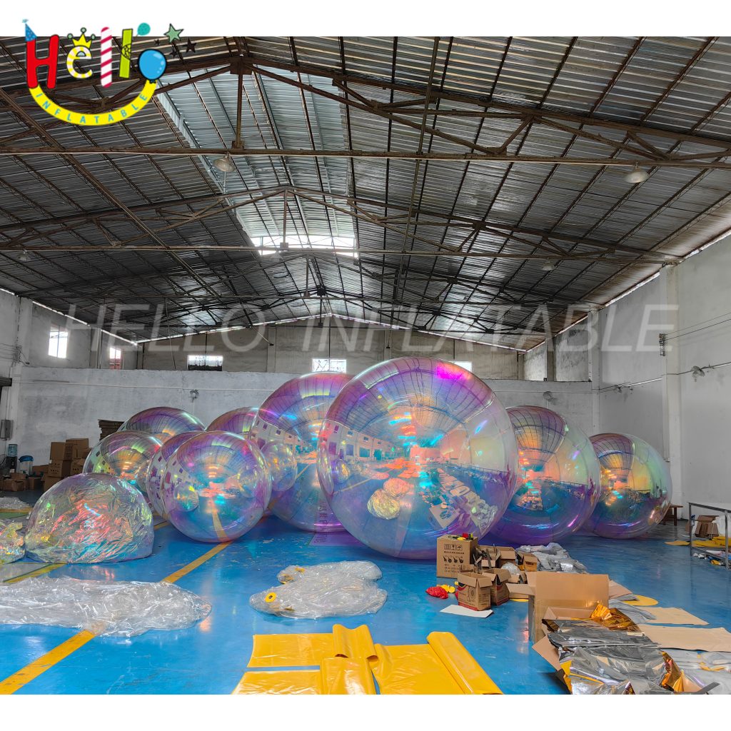 Christmas Hanging Decoration Inflatable Christmas Ball Inflatable Mirror Ball插图