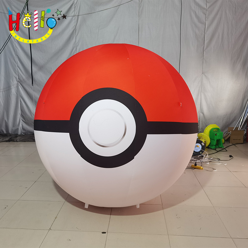 Custom high quality inflatable balloons red and white inflatable balloons for sale