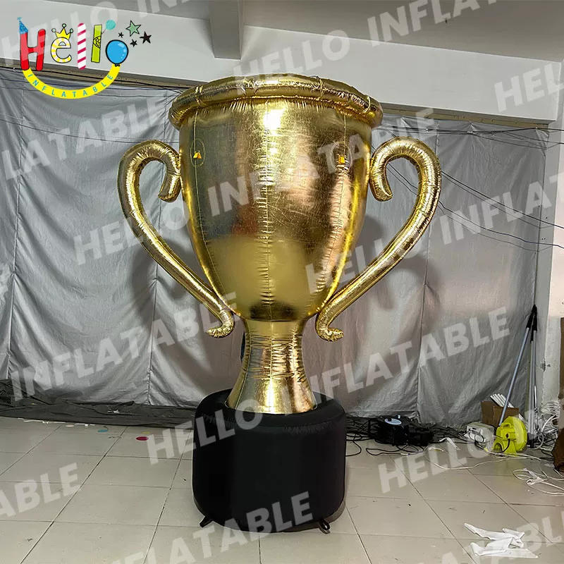 Giant inflatable trophy world cup for advertising - Hello Inflatables