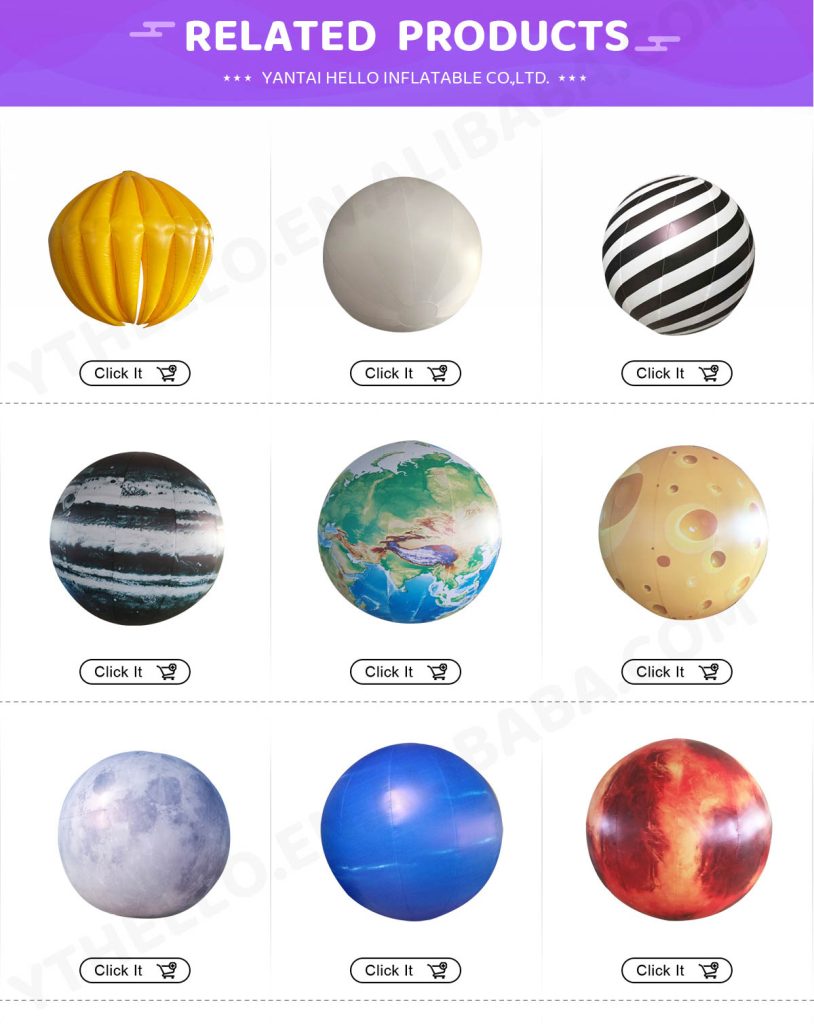 Custom high quality inflatable balloons red and white inflatable balloons for sale插图1