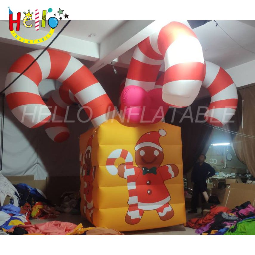 Candy Inflatable Inflatable Candy Cane Box - Hello Inflatables