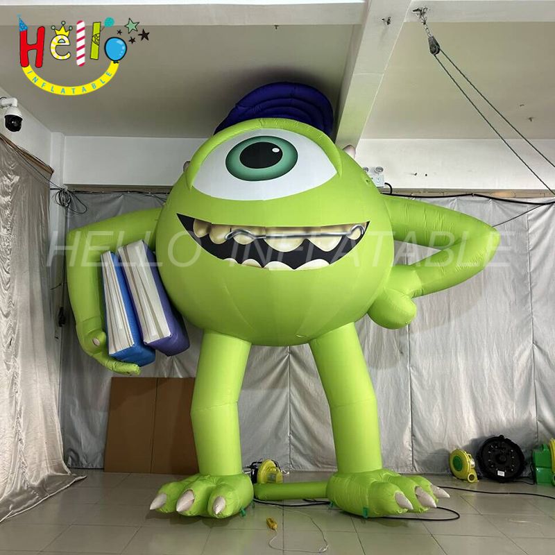 The latest Inflatable Cartoon Model Green Inflatable Monster With Book ...