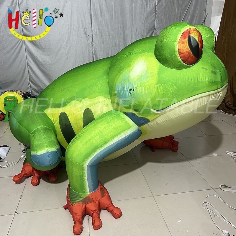 Frog Theme Party Decoration Inflatable Animal Model Green Inflatable ...
