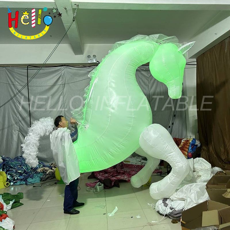 Carnival Parade Performance Walking Inflatable Costume White Led ...