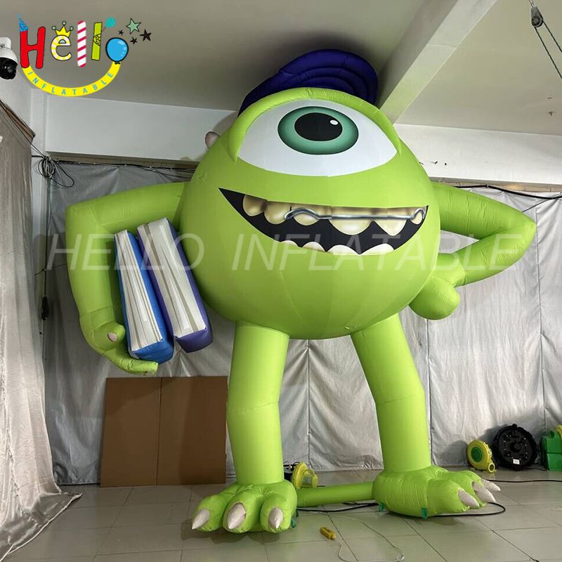 The latest Inflatable Cartoon Model Green Inflatable Monster With Book ...
