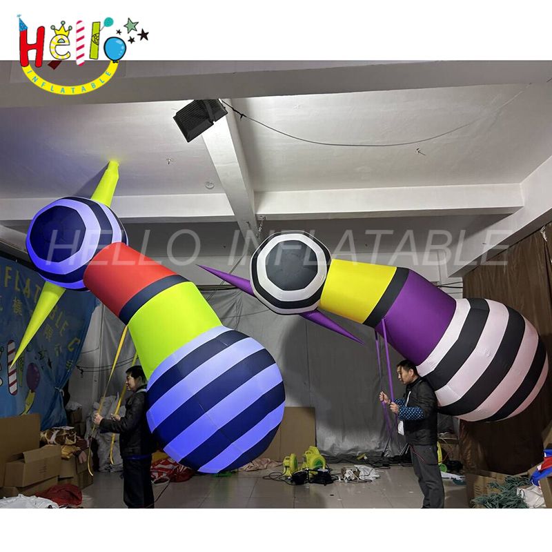 Stripes Inflatable Hot Sale Inflatable Art Costume Led Light Stripe Inflatable Performance ...