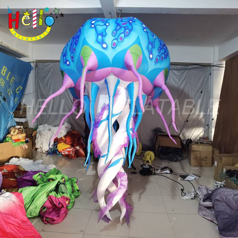 Jellyfish Inflatable Fail Custom Inflatable Animal Model Ocean Theme Party Decoration Hanging ...