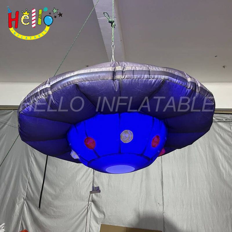 Customized Led Inflatable Cartoon Air Vehicle Space Theme Party ...