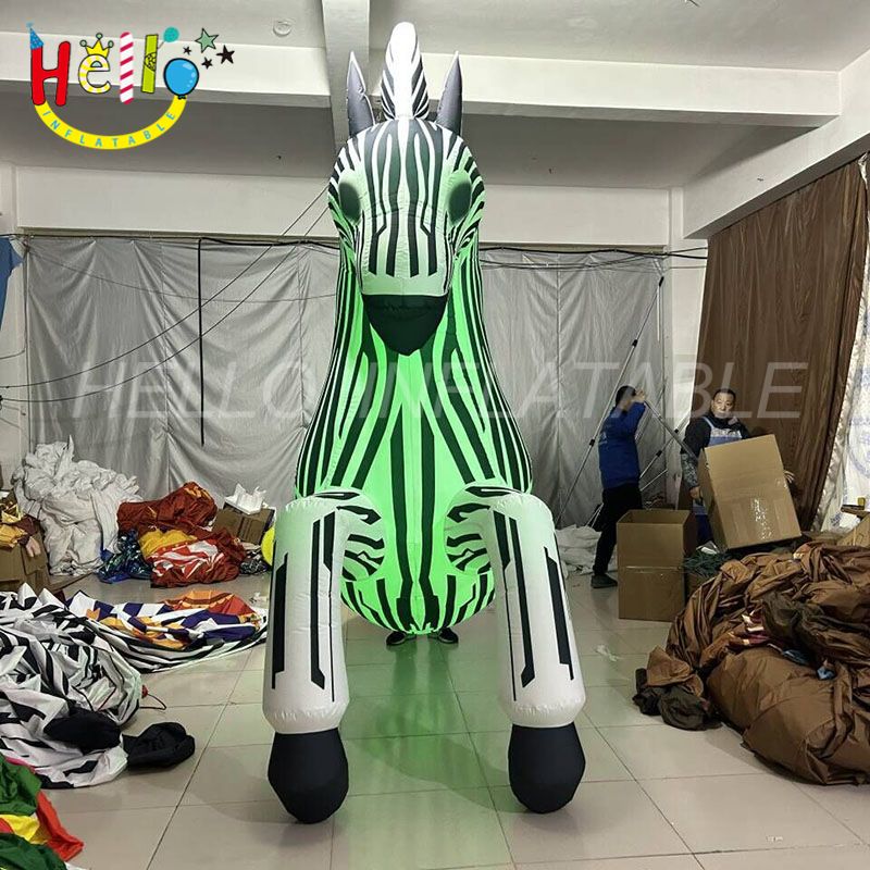 Madagascar Zebra Inflatable Inflatable Zebra Costume - Hello Inflatables