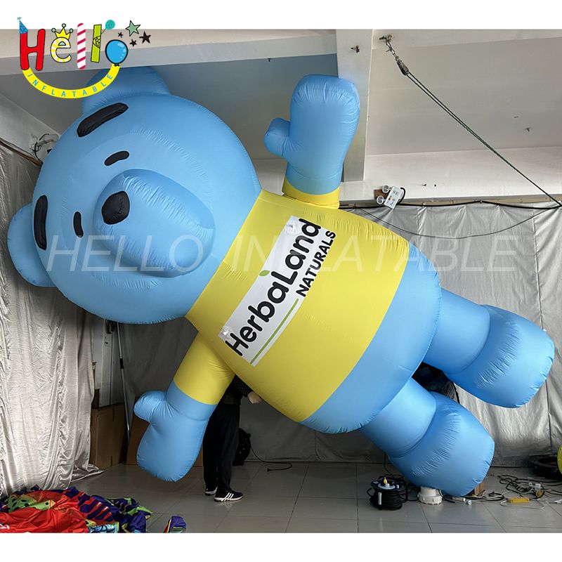 Inflatable Bule Bear - Hello Inflatables