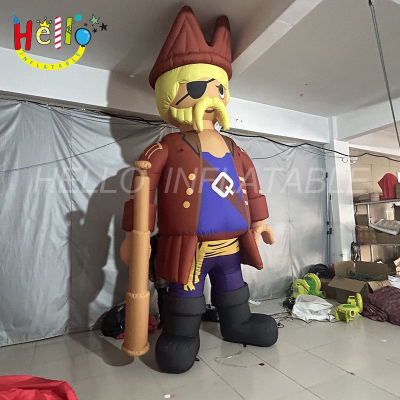 Brown Inflatable Cartoon Character Model Latest Inflatable Pirate With ...