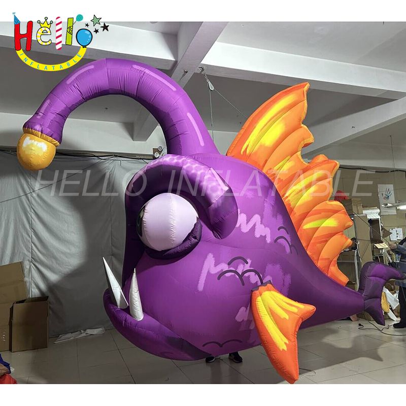 Small Inflatable Fish Inflatable Anglerfish - Hello Inflatables