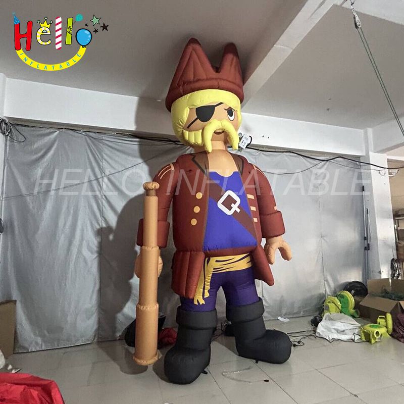 Brown Inflatable Cartoon Character Model Latest Inflatable Pirate With ...