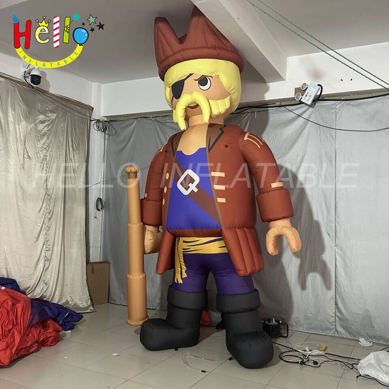 Brown Inflatable Cartoon Character Model Latest Inflatable Pirate With ...