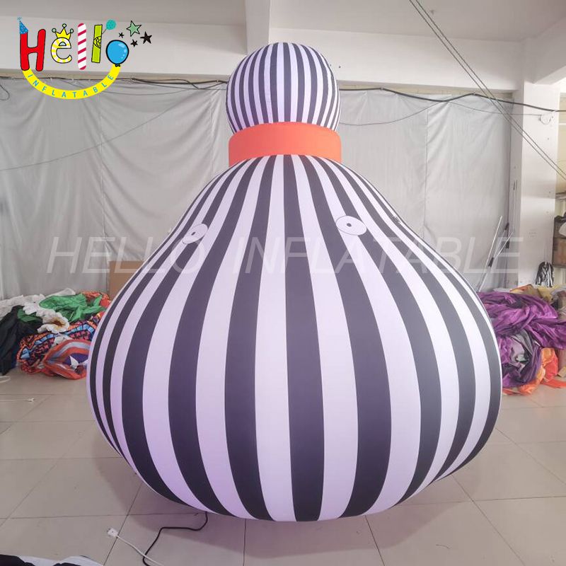 Stripes Inflatable Hot Sale Black White Stripe Inflatable Art Installation For Art ...