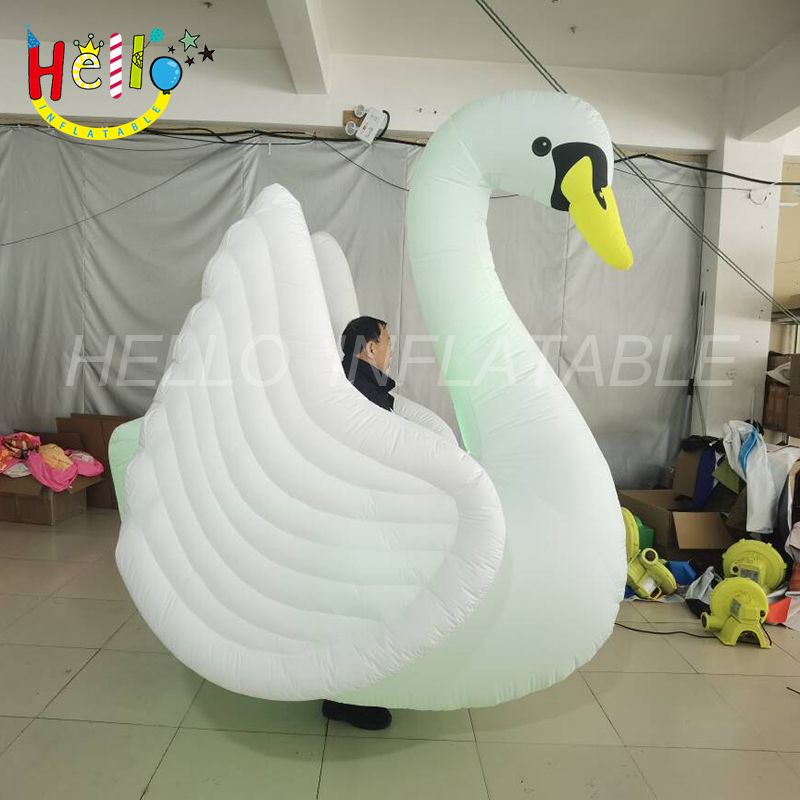 Inflatable Swan Ride On Costume - Hello Inflatables