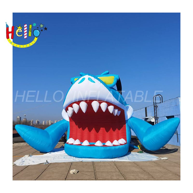 Customized Ocean Theme Party Decoration Inflatable Shark Stage - Hello ...