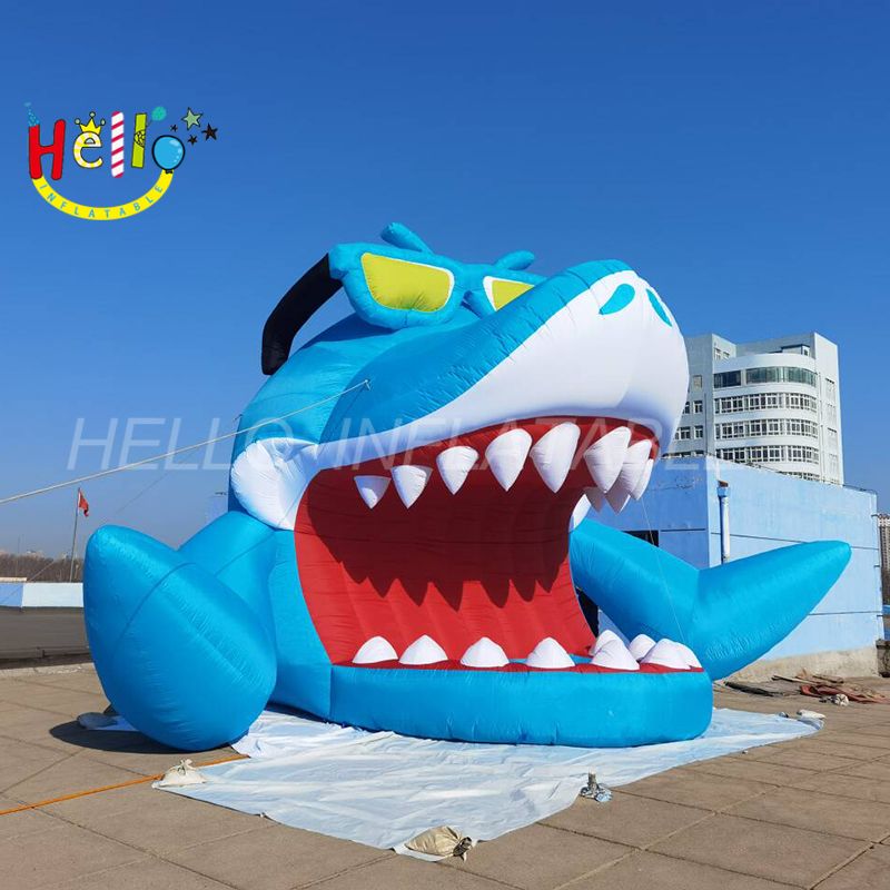 Customized Ocean Theme Party Decoration Inflatable Shark Stage - Hello ...
