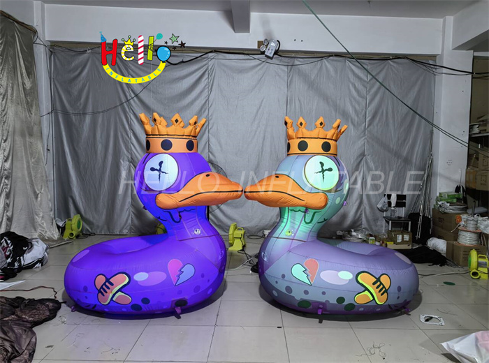 Crown Duck Inflatable Planet Giant Oxford Material Outdoor Parade ...