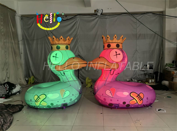 Crown Duck Inflatable Planet Giant Oxford Material Outdoor Parade ...