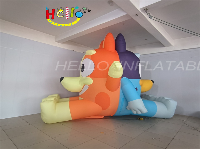 New Designer Giant Inflatable Back To Back Puppies Balloon Oxford Material with Blower Accessory for Outdoor Stage Performance and Promotion插图 inflatable cartoon