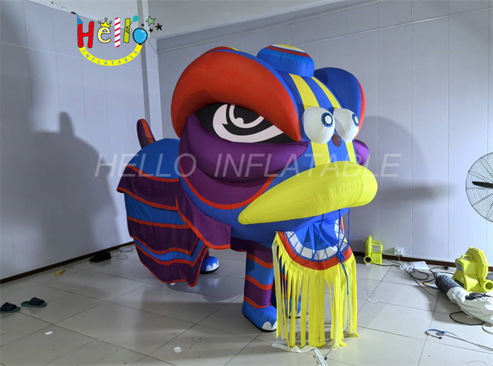 Large Inflatable Loon Lifelike Lion Model Giant Animal Inflatable Lion Cartoon Balloon for ...