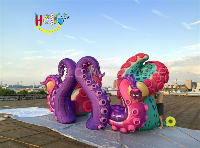 inflatable octopus