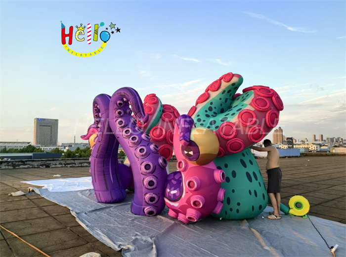 inflatable octopus
