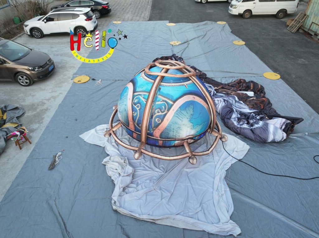 4.2-Meter Diameter Suspended Hemispherical Air Model Advertising Inflatable Product插图1