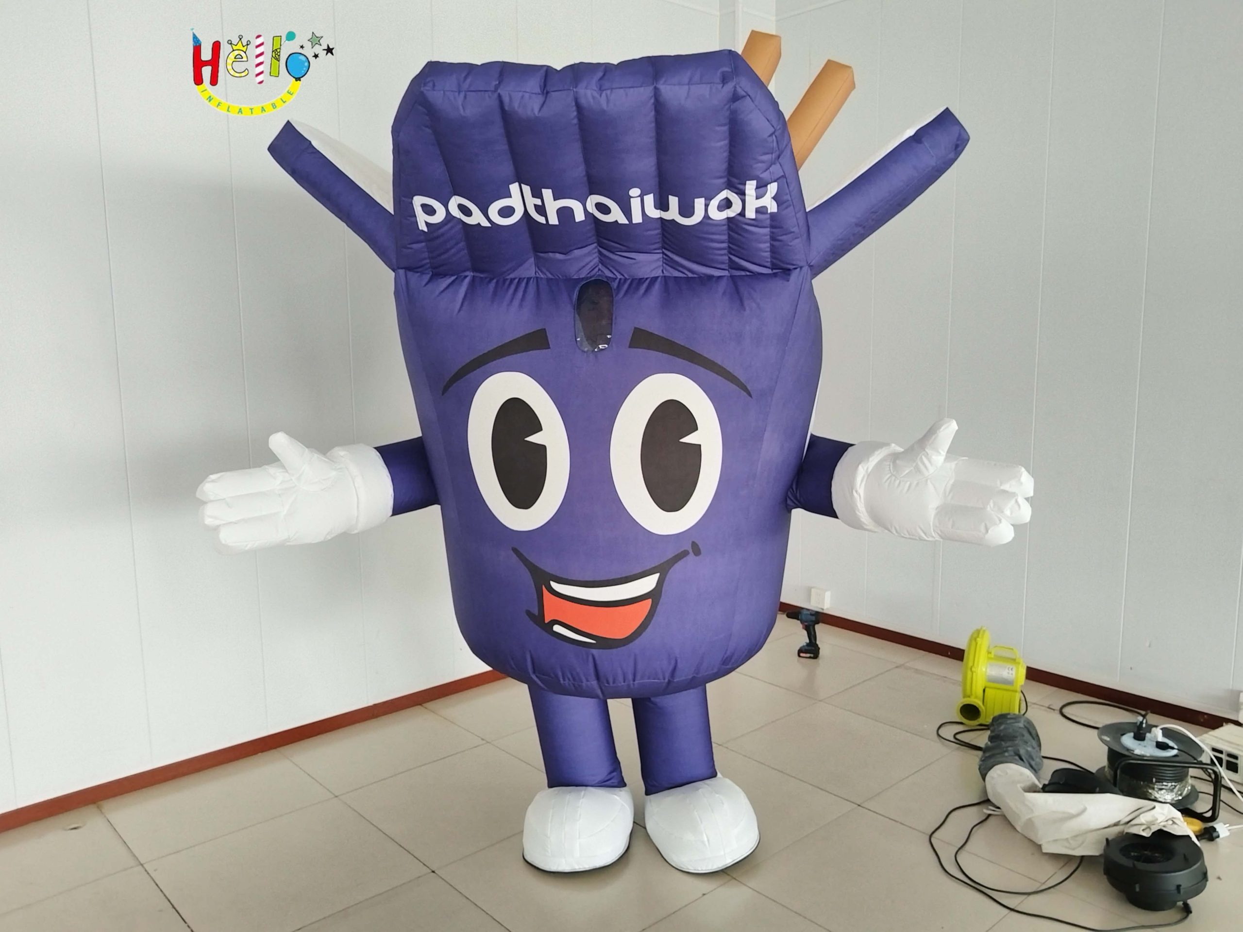 Cartoon Inflatable Advertising Mascot Costume Eye-catching Image for Promotions