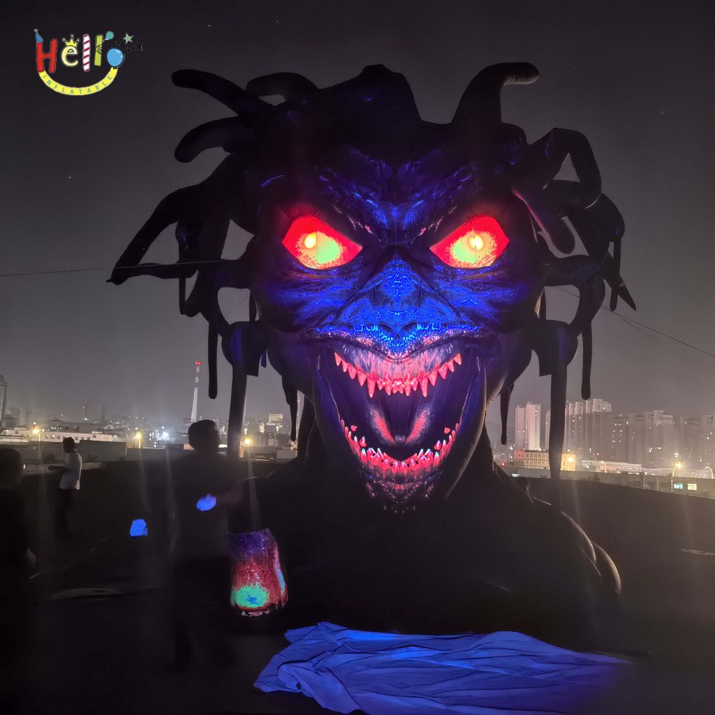 Hot Selling 5m Fluorescent Inflatable Monster Balloon New Product Accessory Blower for Inflatable Decorations插图2