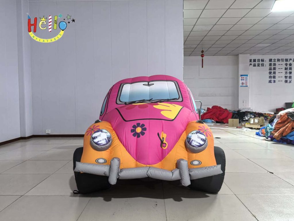3-Meter-Long Beetle Car Balloon Unique and Colorful Inflatable Car for Outdoor Decorations and Festivals插图1