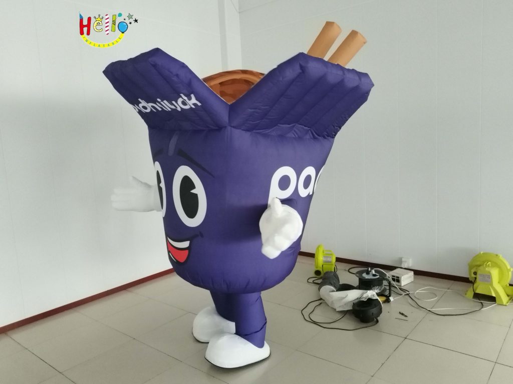Cartoon Inflatable Advertising Mascot Costume Eye-catching Image for Promotions插图1