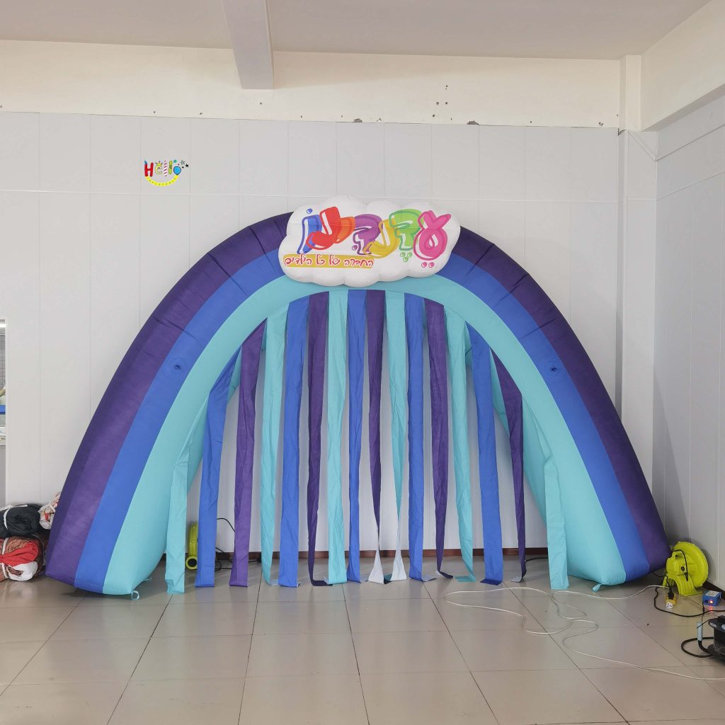 Customized inflatable arch for activity games, with color and style options to choose from插图