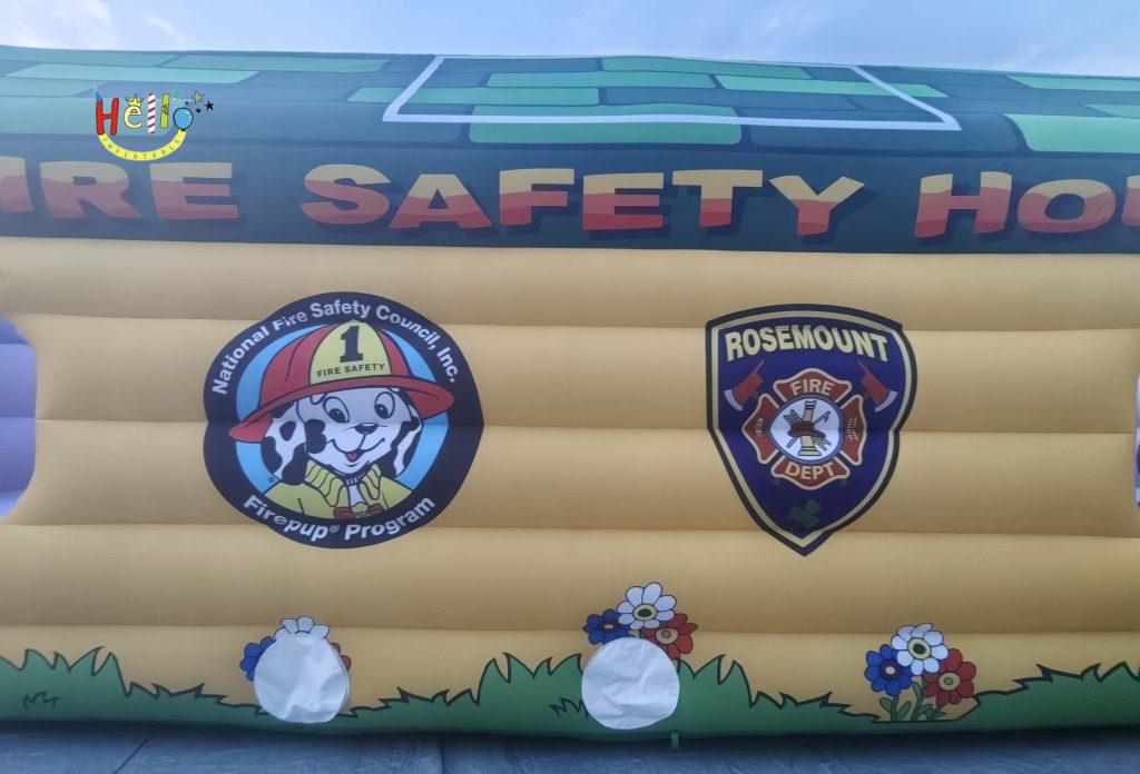 Customized Advertising Inflatable Cartoon Tent Fire Station Guard Room Inflatable Tent插图2