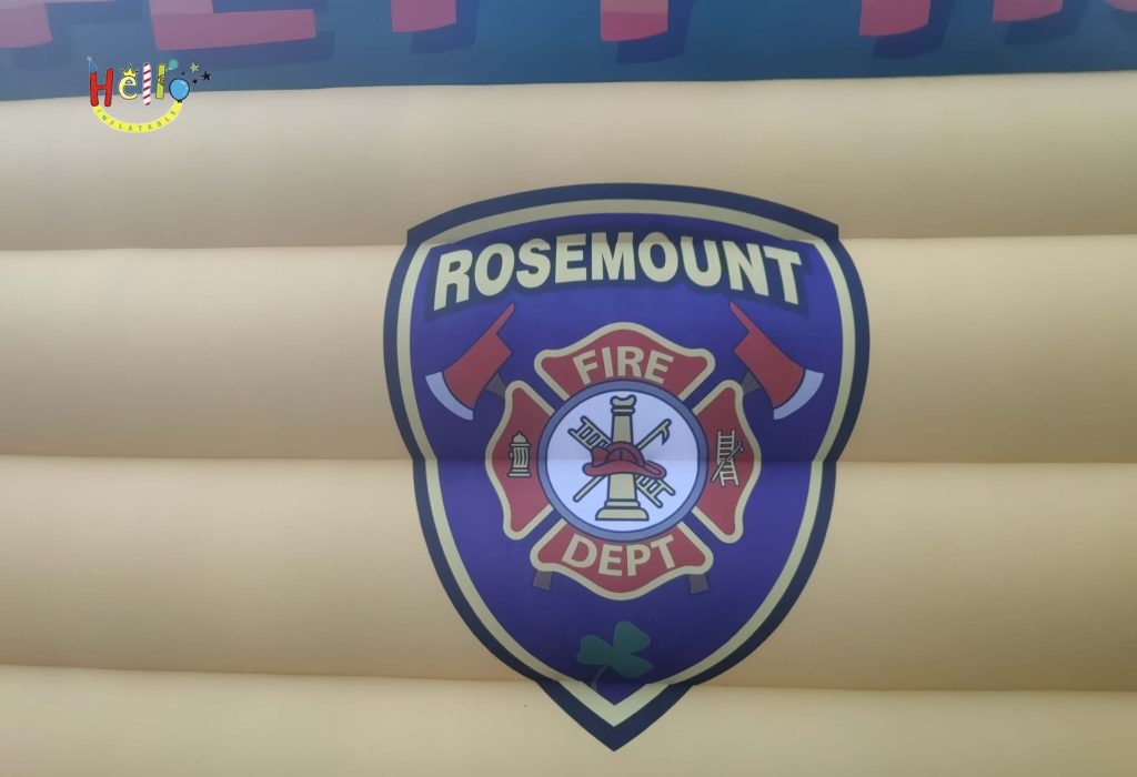 Customized Advertising Inflatable Cartoon Tent Fire Station Guard Room Inflatable Tent插图3