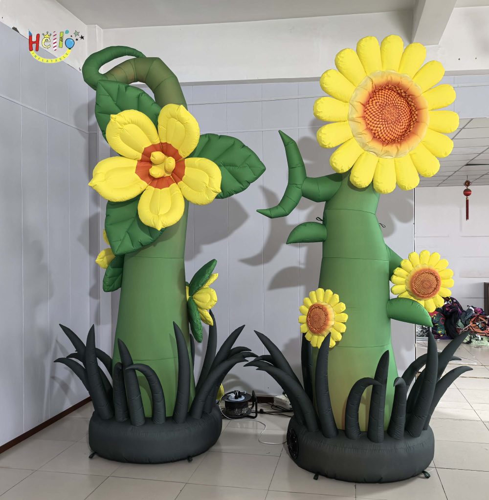 Customized Advertising Inflatables Elegant Inflatable Flowers for Garden Parties and Weddings插图5