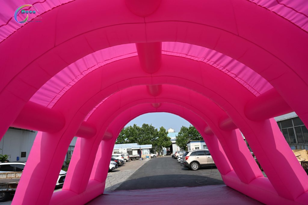 Customized Pink Outdoor Giant Inflatable Advertising Tent for Activities插图1