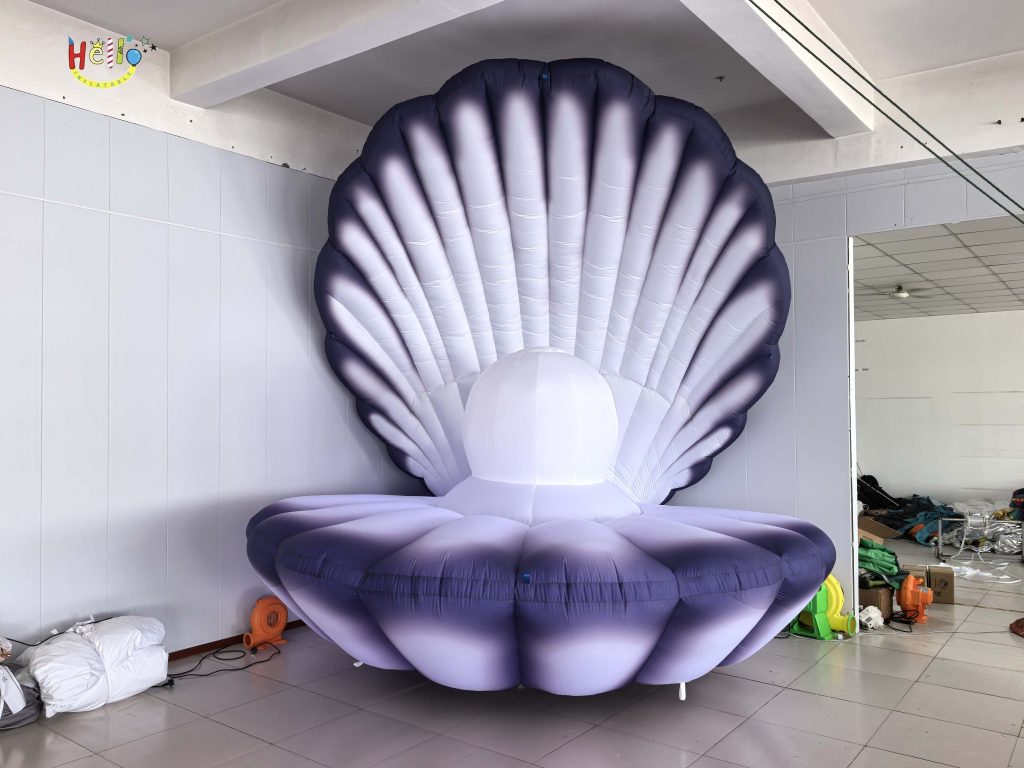 Customized Inflatable Pearl Shell Decoration for Ocean Aquarium for Adding an Elegant Touch to Your Marine Life插图1