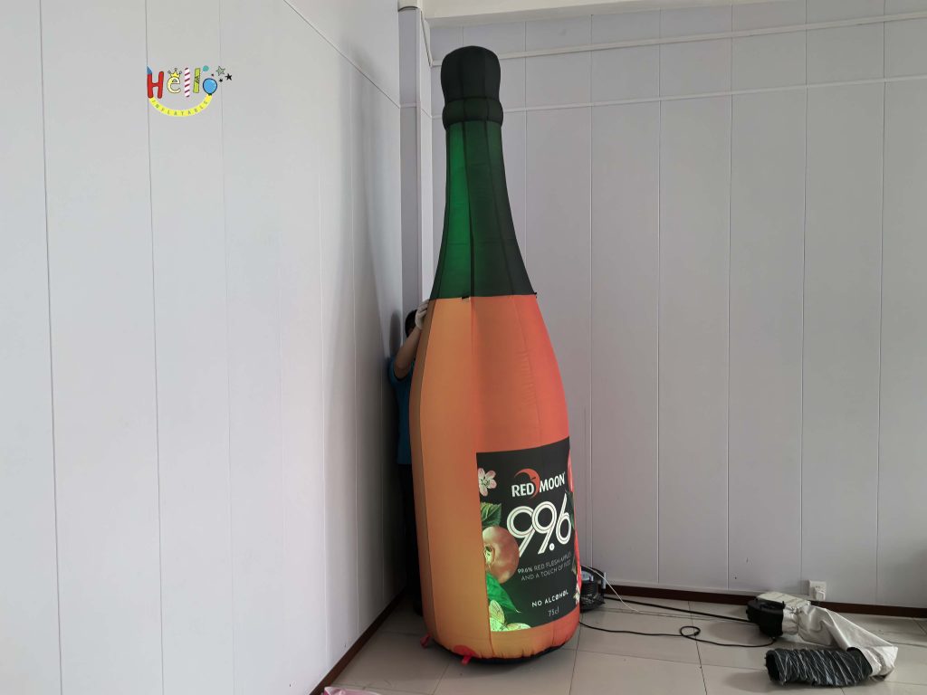 Customized LED Inflatable Cartoon Wine Bottle插图2