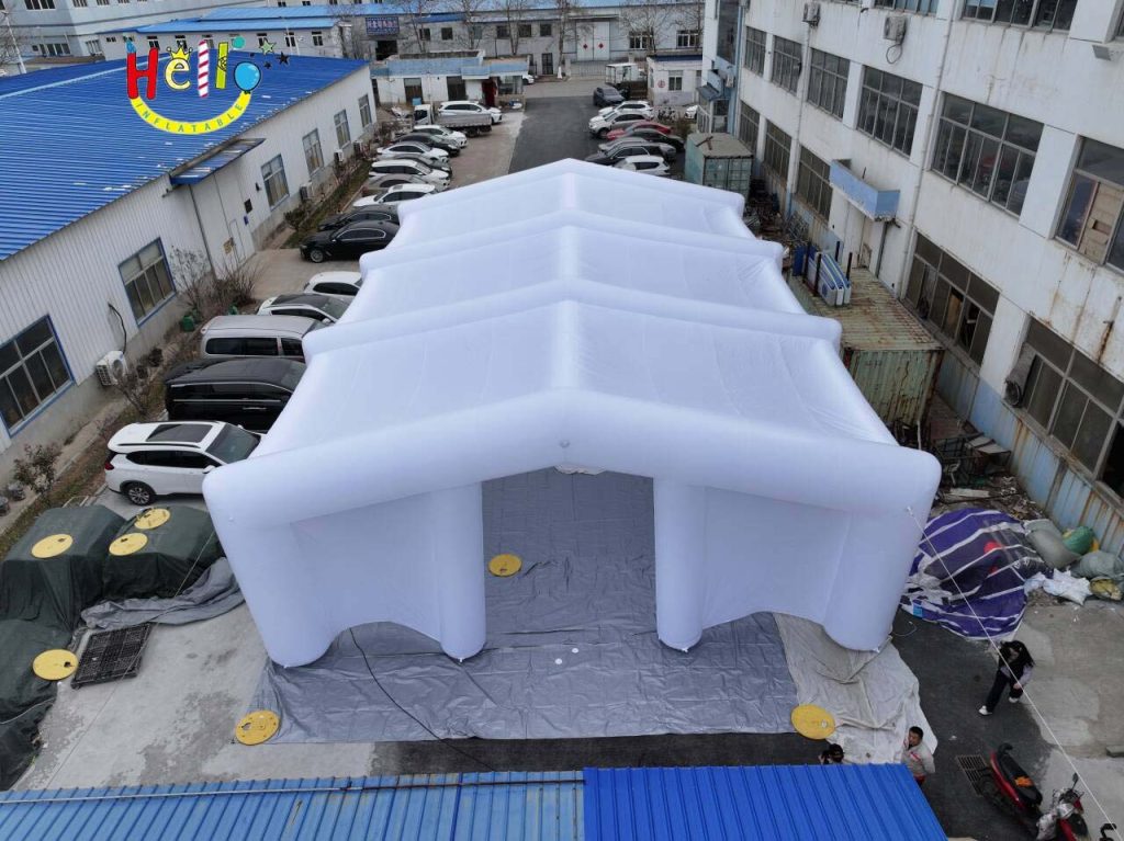 12 Meter Wide and 18 Meter Long White Advertising Inflatable Tent插图1
