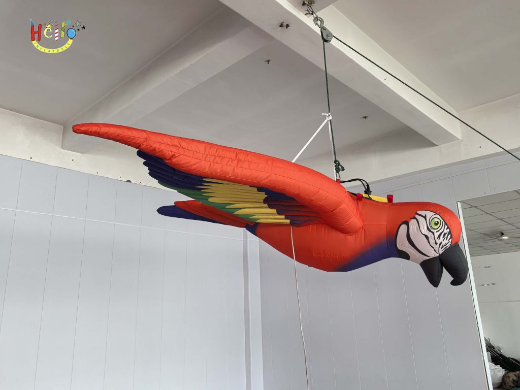 Tropical Jungle Exhibition Hall Advertising Inflatables Hanging Birds Decorative Display插图1