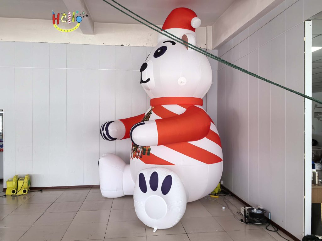 Christmas Event Advertising Inflatables Cartoon Teddy Bear插图1
