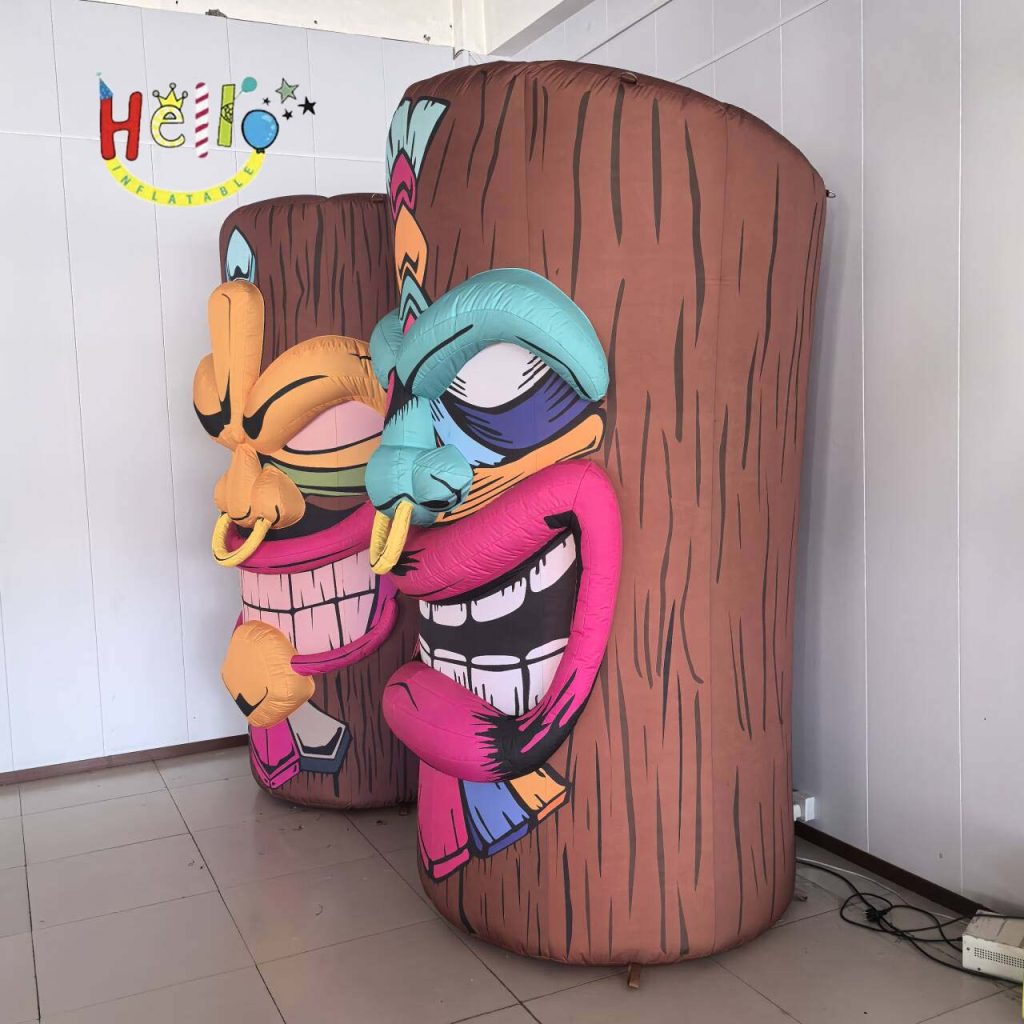 Cartoon Inflatable Protective Deity for Theme Parties and Bar Decorations Impressive Advertising Inflatables插图1