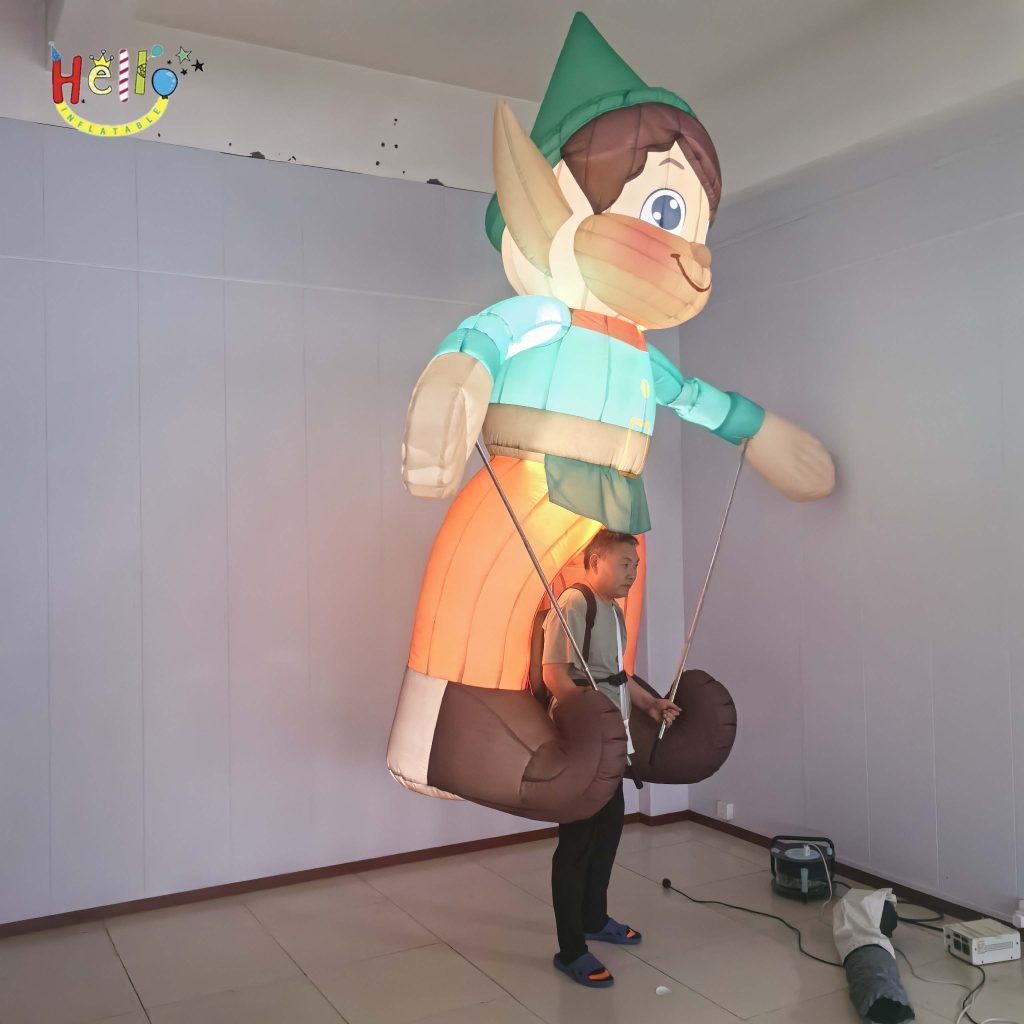 Cartoon Elf Advertising Inflatable Hand Lifting for Visibility and Appeal插图2