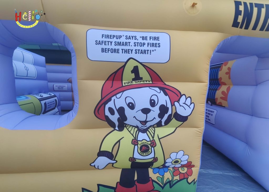 Customized Advertising Inflatable Cartoon Tent Fire Station Guard Room Inflatable Tent插图4