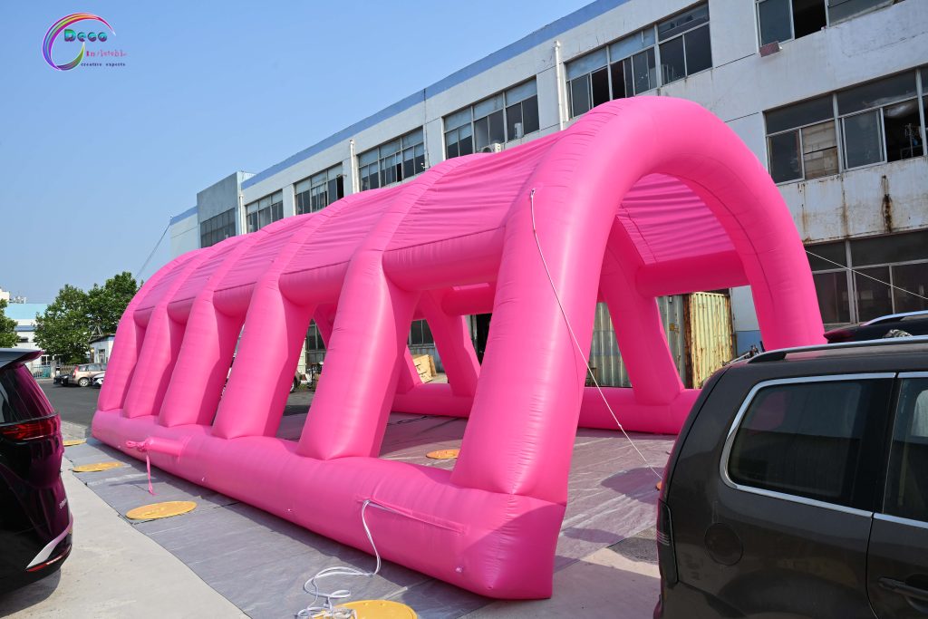 Customized Pink Outdoor Giant Inflatable Advertising Tent for Activities插图3